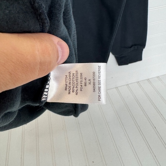 NEW Polar King Sweatshirt XL Black - Picture 7 of 8